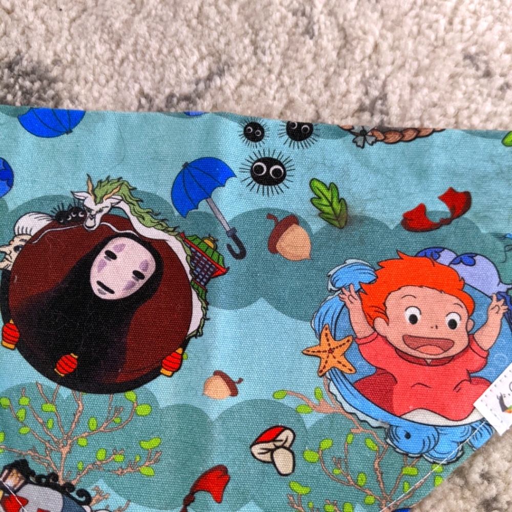 Studio Ghibli Reversible Tie On Pet Bandana